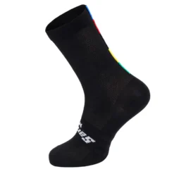 Santini UCI Rainbow Socks RE652HPWORLD - Black