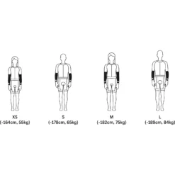 FINGERSCROSSED Armwarmers - Zwart -Aanbiedingen Rijwiel Kleding Winkel size guide warmersarm 1 1578005