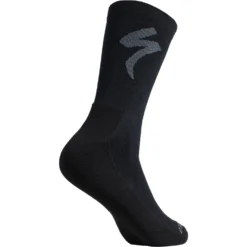 Specialized Primaloft Lightweight Tall Logo Socks - Black