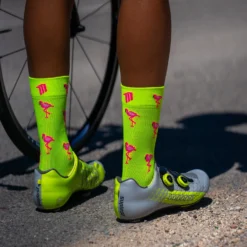 SPORCKS Cycling Socks - Flamingo Yellow II -Aanbiedingen Rijwiel Kleding Winkel sporcks cycling socks flamingo yellow ii 1 1 1261987