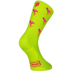 SPORCKS Cycling Socks - Flamingo Yellow II