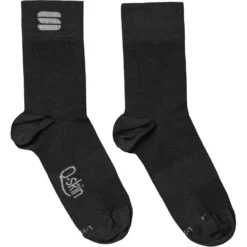 Sportful Matchy Dames Fietssokken - 002 Zwart -Aanbiedingen Rijwiel Kleding Winkel sportful matchy women socks 002 black 1 1157419
