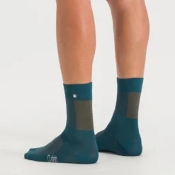Sportful Snap Fietssokken - 374 Shade Spruce -Aanbiedingen Rijwiel Kleding Winkel sportful snap cycling socks 374 shade spruce 2 1430455