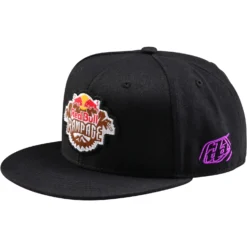 Troy Lee Designs Static Snapback Pet - 23 TLD Red Bull Rampage Logo - Zwart