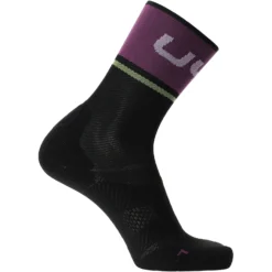 UYN Cycling One Light Sokken Dames - Zwart/Paars -Aanbiedingen Rijwiel Kleding Winkel uyn cycling one light socks women black violet 4 1386302