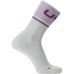 UYN Cycling One Light Sokken Dames - White/Lilac -Aanbiedingen Rijwiel Kleding Winkel uyn cycling one light socks women white lilac 4 1386306