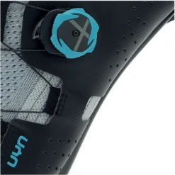 UYN Naked Carbon Racefietsschoenen - Zilver/Blauw -Aanbiedingen Rijwiel Kleding Winkel uyn naked carbon bike shoes for men silver blue 2 1024311