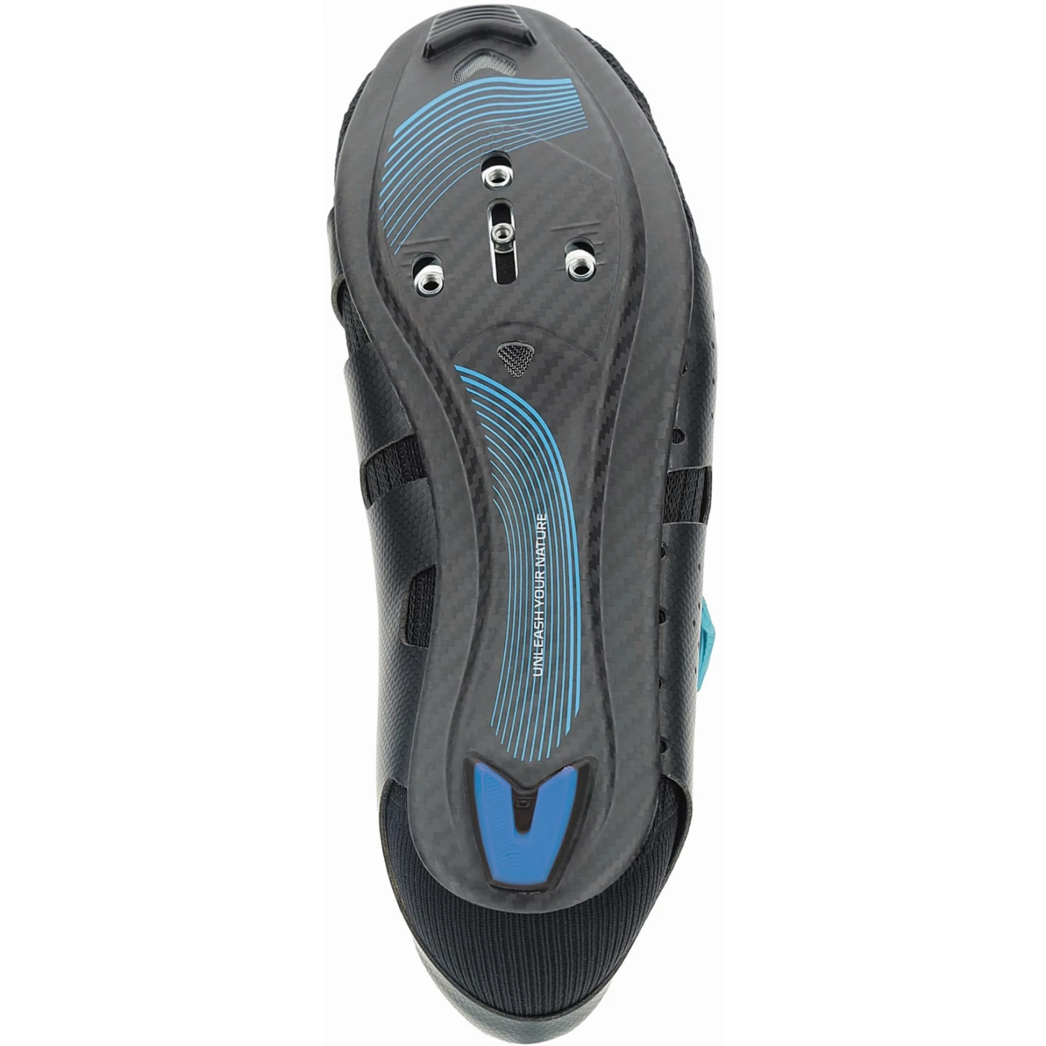 UYN Naked Full-Carbon Racefietsschoenen - Zwart/Blauw 8 UYN Naked Full-Carbon Racefietsschoenen - Zwart/Blauw - Afbeelding 6