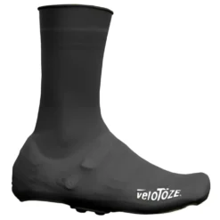 VeloToze Silicone Snap Road Shoe Cover - Tall - Black